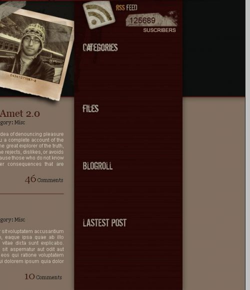 آموزش طراحی وبسایت به سبک گرانج در فتوشاپ